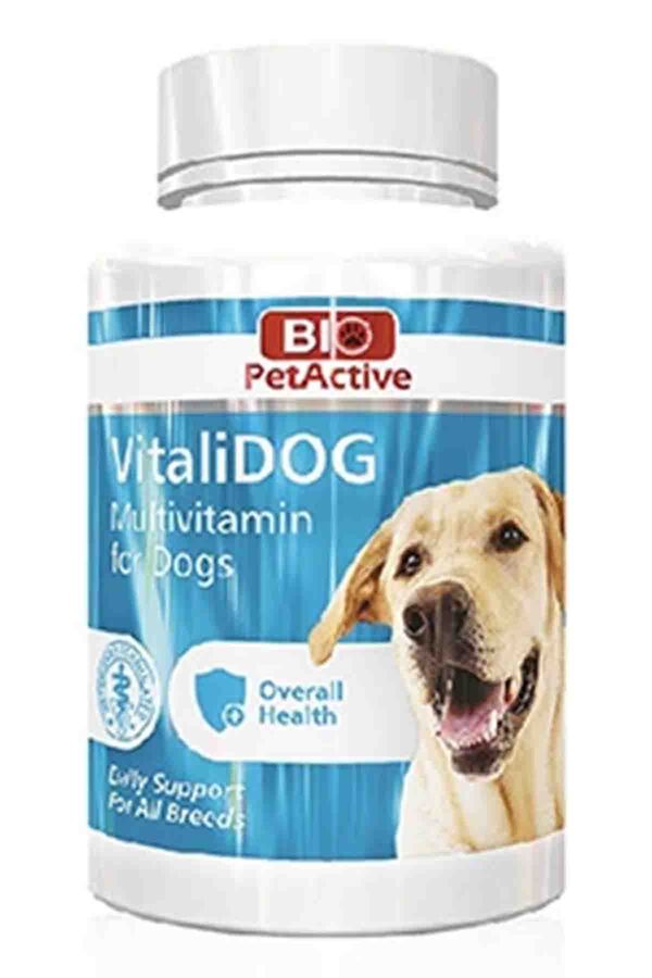 Bio PetActive Vitalidog Küçük Irk Köpekler İçin Multivitamin Tablet 60 Adet 30gr