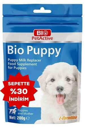 BioPetActive Yavru Köpekler İçin Süt Tozu 200gr - Thumbnail