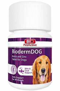 Bio PetActive Bioderm Deri ve Tüy Sağlığı İçin Köpek Vitamini 75 Tablet