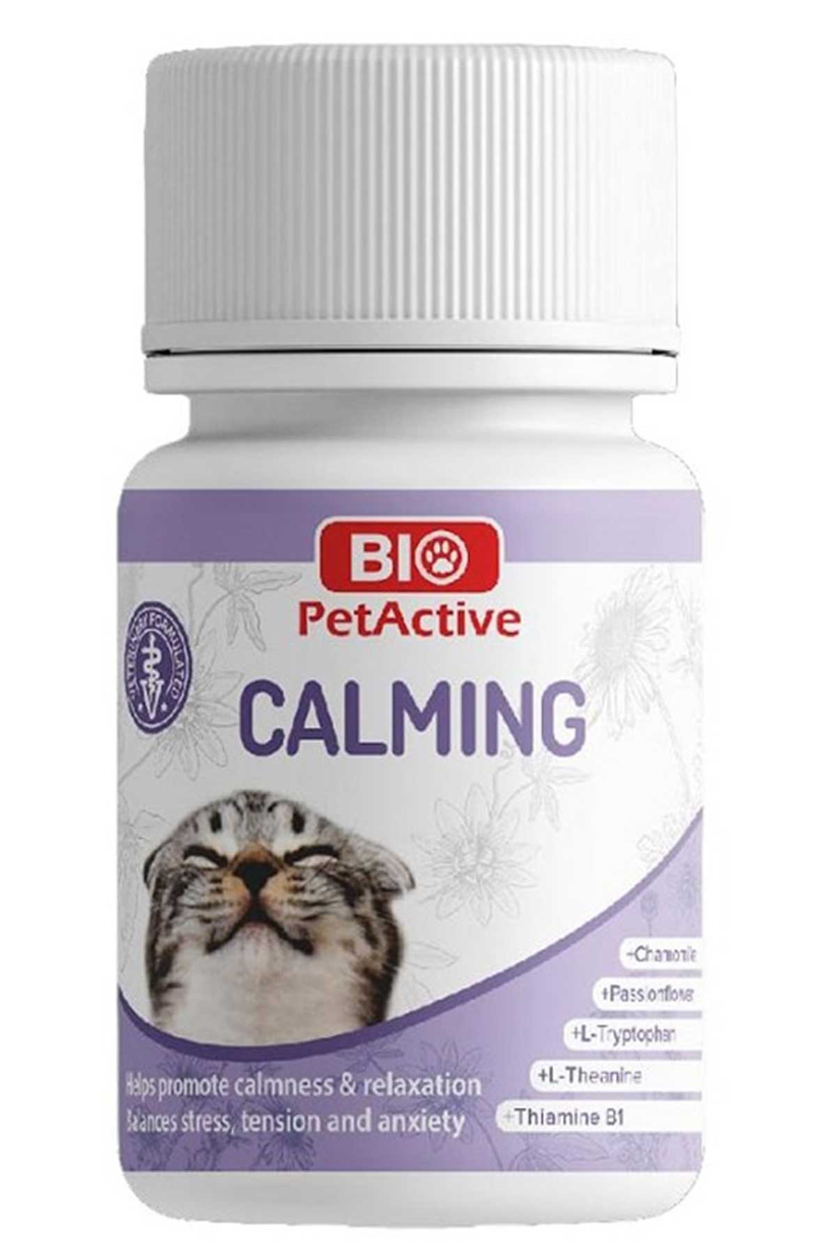 Bio PetActive Calming Kedi Sakinleştirici Tablet 60 Tablet