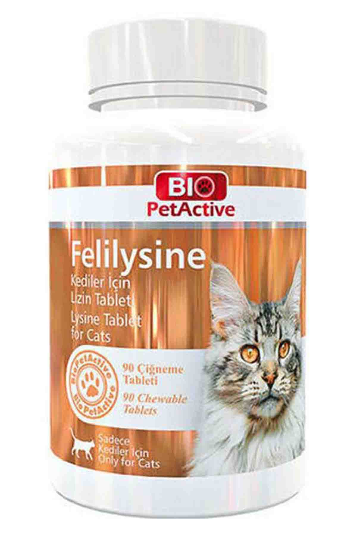 Bio PetActive Felilysine Kedi Bağışıklık Sistemi Güçlendirici Tablet 90 Adet