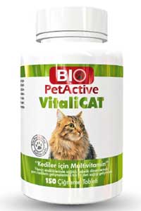 BIO PETACTIVE - Bio PetActive Vitalicat Kediler İçin Multivitamin 150 Tablet