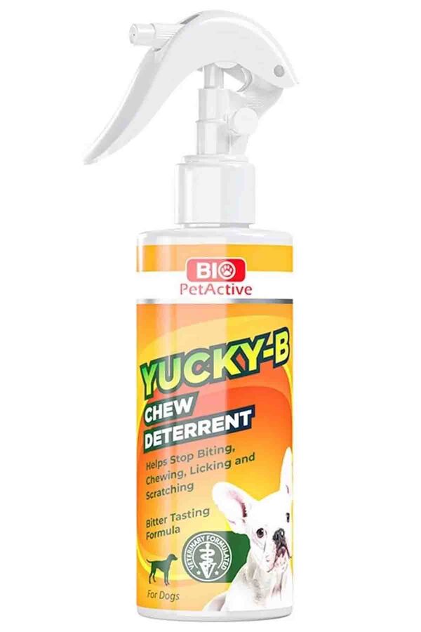 Bio PetActive Yucky-B Chew Deterrent Köpek Uzaklaştırıcı ve Çiğneme Önleyici Sprey 250ml