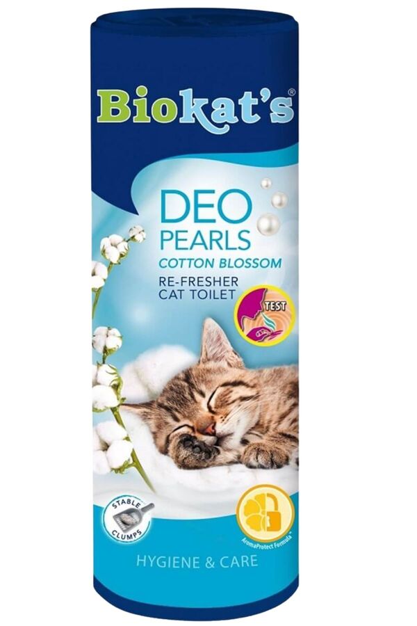 Biokats Deo Pearls Kedi Kumu Parfümü Soft Cotton 700gr