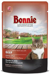 BONNIE - Bonnie Biftekli Kedi Konservesi 85gr