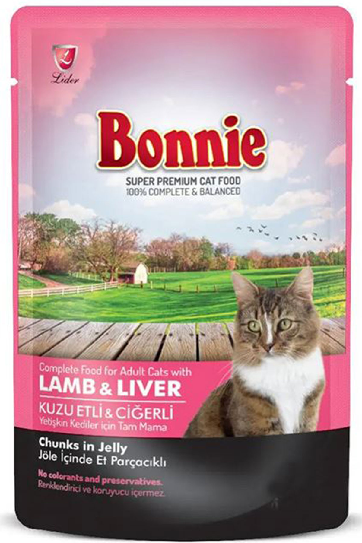 BONNIE - Bonnie Ciğerli Kedi Konservesi 85gr