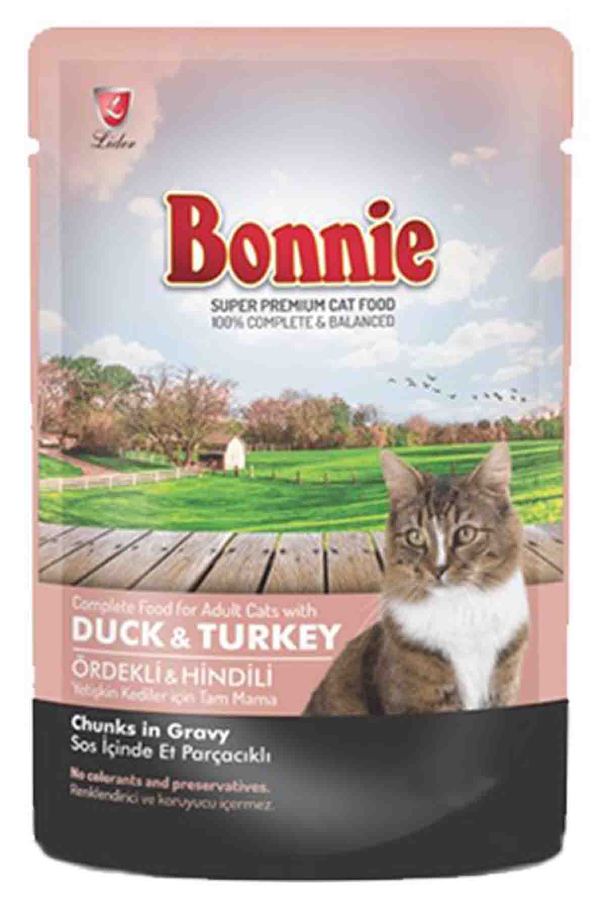 Bonnie Hindili Kedi Konservesi 85gr