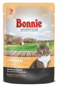 Bonnie Pounch Tavuklu Kedi Konservesi 85gr