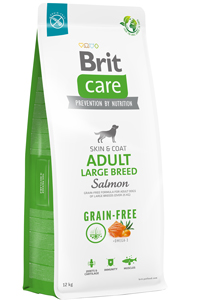Brit Care Skin & Coat Somonlu Tahılsız Büyük Irk Yetişkin Köpek Maması 12kg - Thumbnail