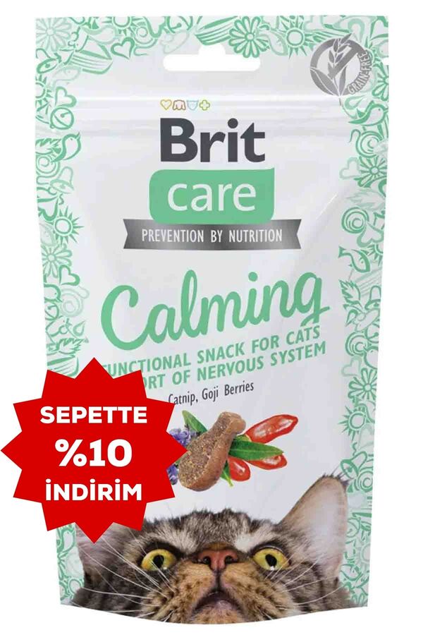 Brit Care Snack Calming Sakinleştirici Etkili Kedi Ödül Maması 50gr