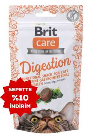 Brit Care Snack Digestion Sindirim Sistemi Düzenleyici Kedi Ödül Maması 50gr - Thumbnail