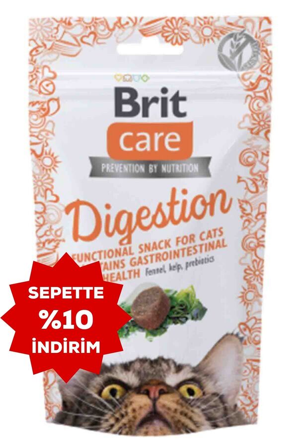 Brit Care Snack Digestion Sindirim Sistemi Düzenleyici Kedi Ödül Maması 50gr