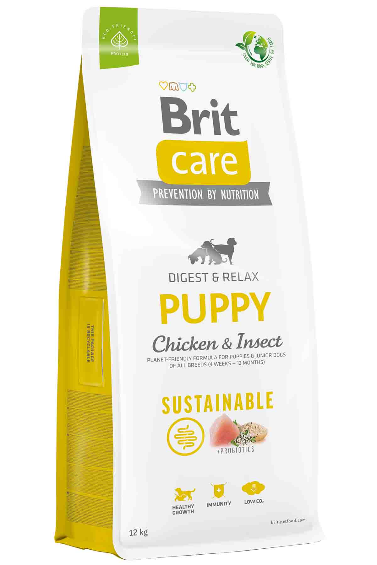 Brit Care Digest Relax Tavuklu ve Larva Proteinli Yavru K pek