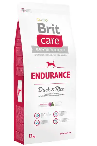 BRIT - Brit Care Endurance Hareketli Köpekler için Ördek ve Pirinçli Yetişkin Köpek Maması 12kg