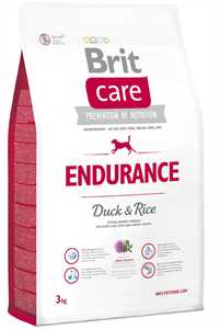 Brit Care Endurance Ördek ve Pirinçli Hareketli Yetişkin Köpek Maması 3kg
