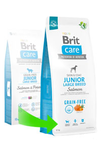 Brit Care Junior Skin & Coat Tahılsız Somon ve Patatesli Büyük Irk Yavru Köpek Maması 12kg - Thumbnail