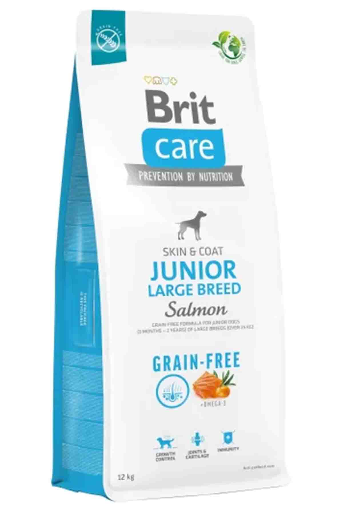 Brit Care Junior Skin & Coat Tahılsız Somon ve Patatesli Büyük Irk Yavru Köpek Maması 12kg