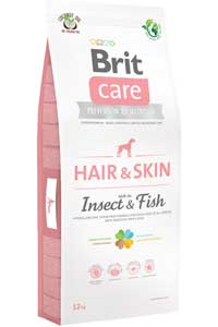 BRIT - Brit Care Hair & Skin Böcek ve Balıklı Yetişkin Köpek Maması 12kg