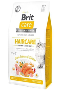 Brit Care Haircare Deri ve Tüy Sağlığı için Tahılsız Tavuk ve Somonlu Yetişkin Kedi Maması 7kg