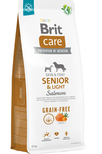 Brit Care Skin&Coat Somonlu Senior Light Tahılsız Köpek Maması 12kg - Thumbnail