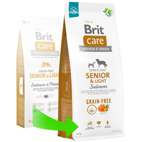 Brit Care Skin&Coat Somonlu Senior Light Tahılsız Köpek Maması 12kg - Thumbnail