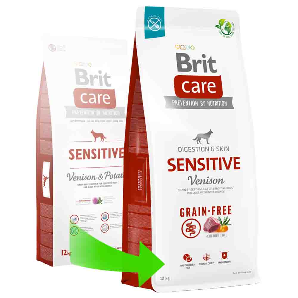 Brit Care Sensitive Digestion & Skin Geyikli Ve Patatesli Tahılsız Yetişkin Köpek Maması 12kg