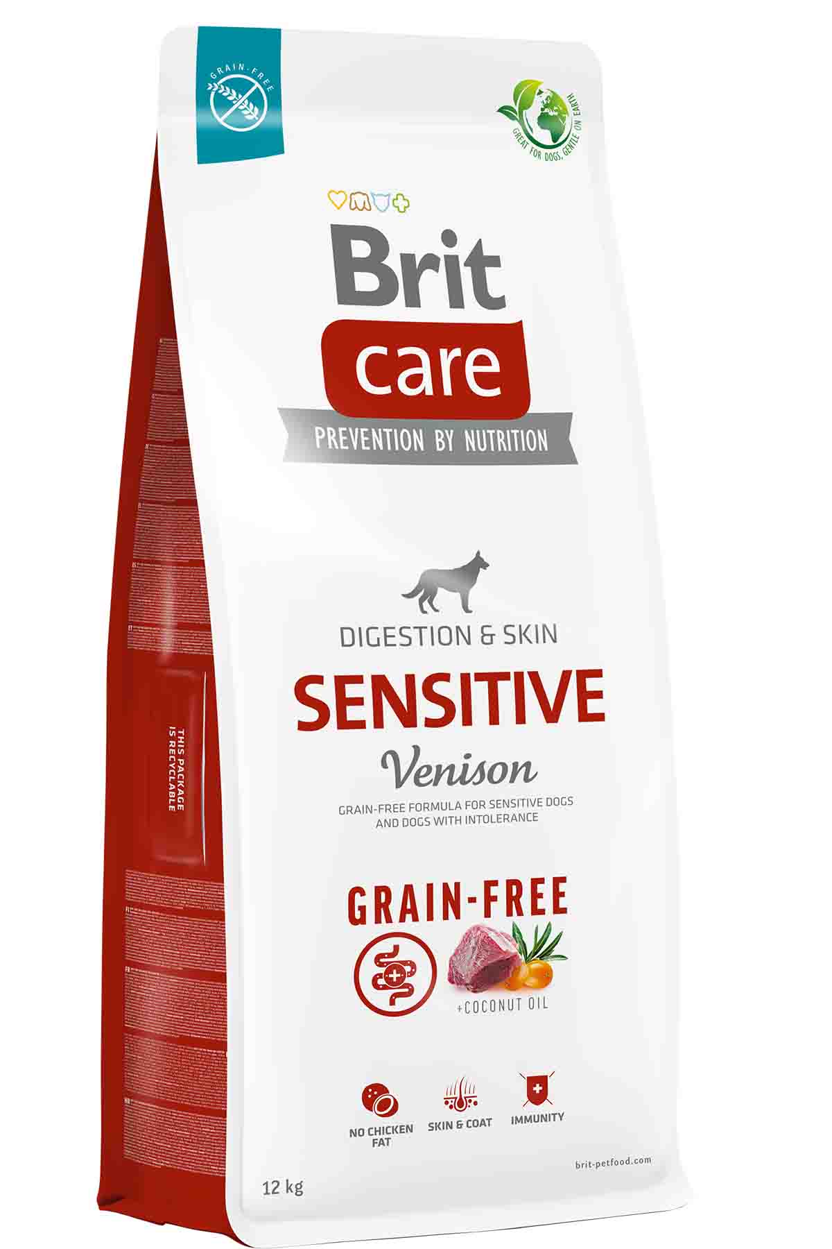 Brit Care Sensitive Digestion & Skin Geyikli Tahılsız Yetişkin Köpek Maması 12kg