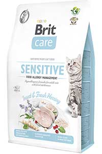Brit Care Sensitive Özel Formül Balıklı Hipoalerjenik Yetişkin Kedi Maması 2kg