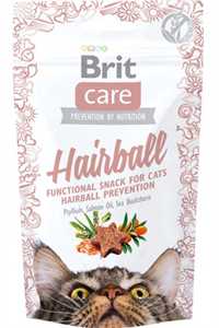 Brit Care Snack Hairball Tüy Yumağı Önleyici Ördekli Kedi Ödül Maması 50gr