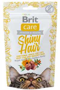 BRIT - Brit Care Snack Shiny Hair Parlak Tüyler İçin Kedi Ödül Maması 50gr