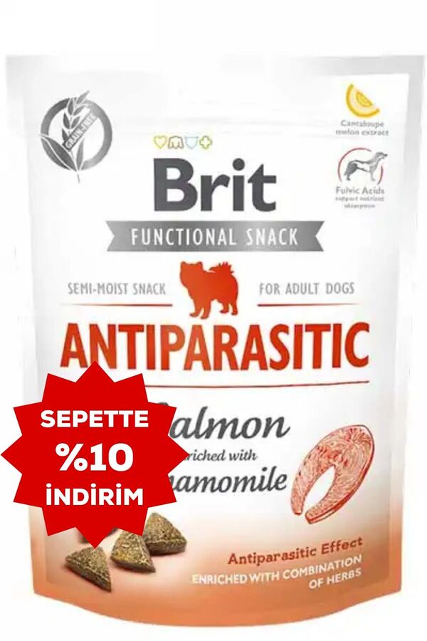 Brit Antiparasitic Somonlu ve Papatyalı Köpek Ödül Maması 150gr