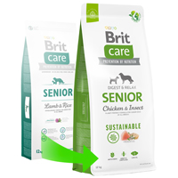 Brit Care Digest & Relax Sustainable Senior Tavuklu ve Larva Proteinli Yaşlı Köpek Maması 12kg - Thumbnail