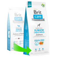 Brit Care Skin&Coat Junior Tahılsız Somonlu Büyük Irk Yavru Köpek Maması 12kg - Thumbnail