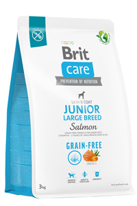 Brit Care Skin&Coat Junior Tahılsız Somonlu Büyük Irk Yavru Köpek Maması 3kg - Thumbnail