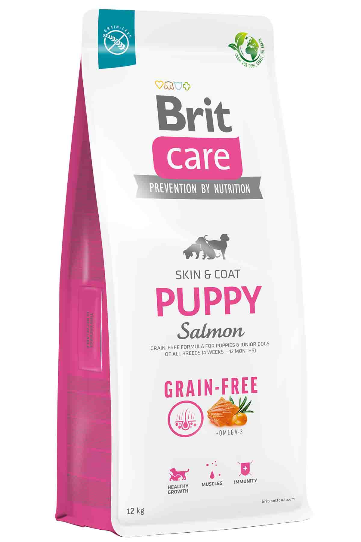Brit Care Skin&Coat Tahılsız Somonlu Yavru Köpek Maması 12kg