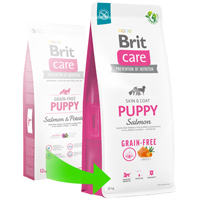 Brit Care Skin&Coat Tahılsız Somonlu Yavru Köpek Maması 3kg - Thumbnail