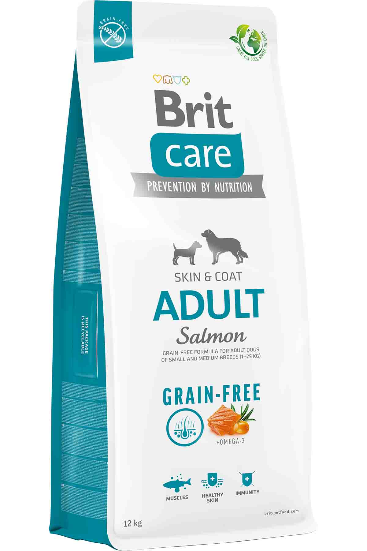 Brit Care Skin & Coat Somonlu Tahılsız Yetişkin Köpek Maması 12kg