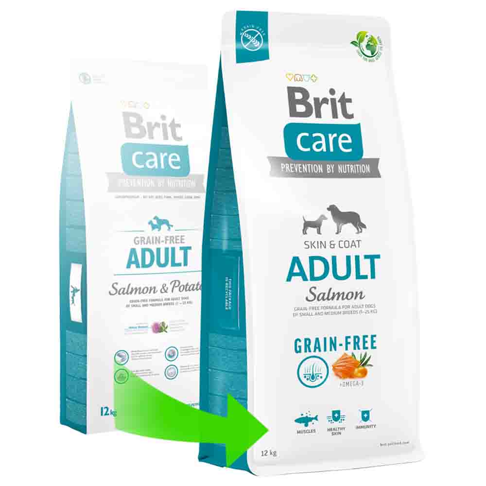 Brit Care Skin&Coat Tahılsız Somonlu Yetişkin Köpek Maması 3kg