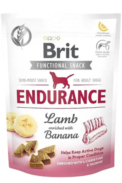 BRIT - Brit Endurance Kuzu Eti ve Muzlu Köpek Ödül Maması 150gr