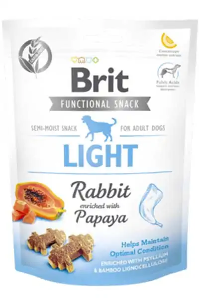 BRIT - Brit Light Tavşan Etli ve Papayalı Köpek Ödül Maması 150gr