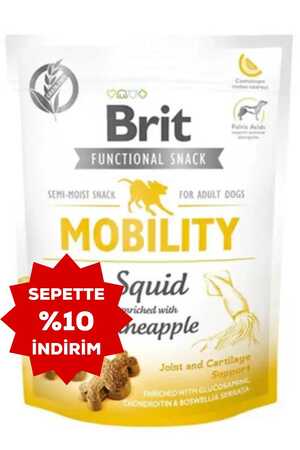 Brit Mobility Kalamar ve Ananaslı Köpek Ödül Maması 150gr - Thumbnail