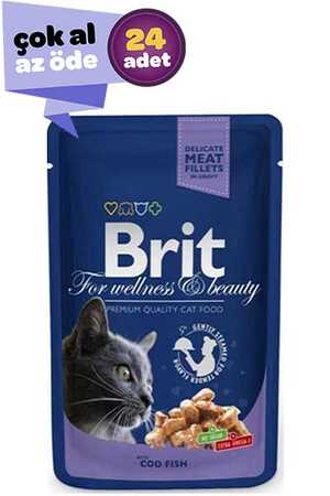 BRIT - Brit Morina Balıklı Kedi Konservesi 24x100gr (24lü)