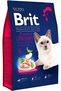 Brit Premium Tavuklu Kısırlaştırılmış Kedi Maması 8kg