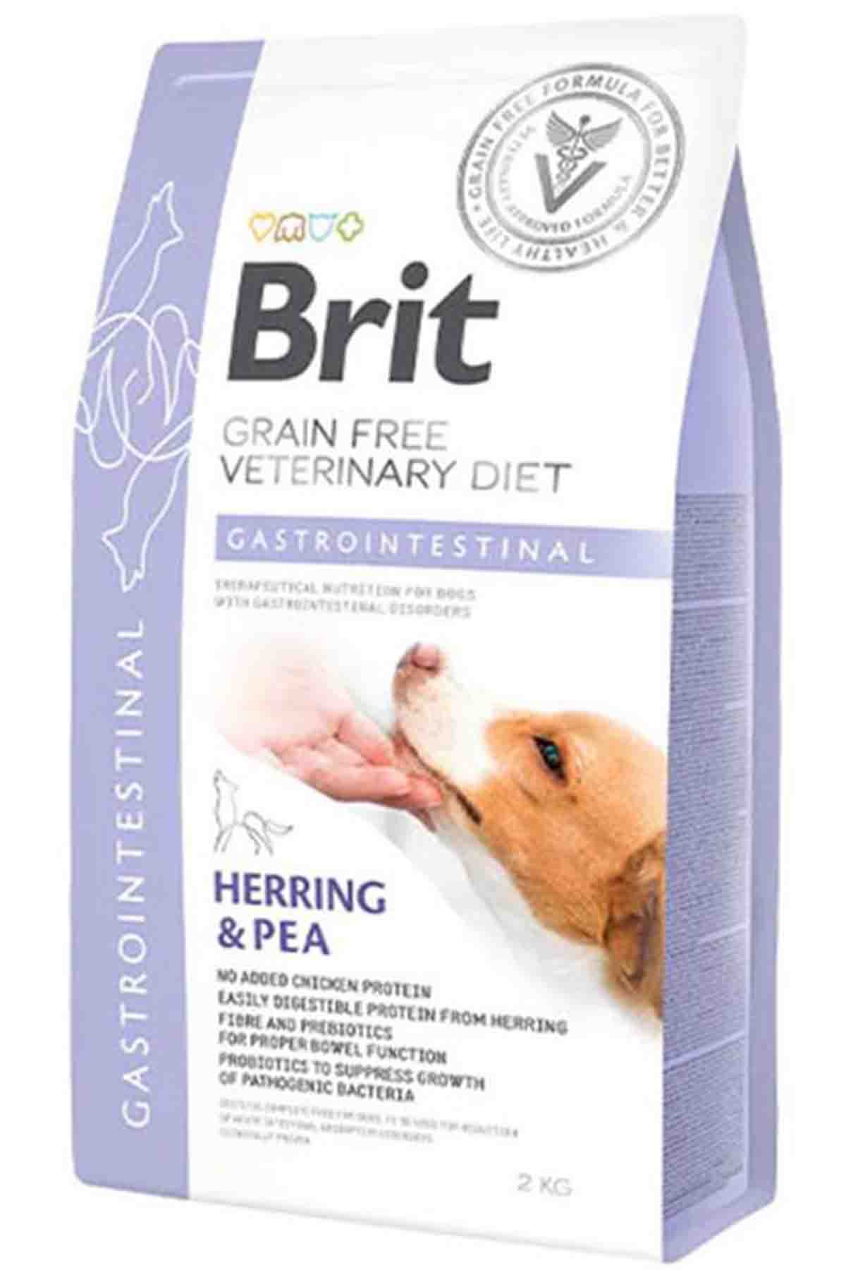 Brit Veterinary Diet Gastrointestinal Sindirim Sistemi Destekleyici Tahılsız Köpek Maması 2kg