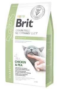 BRIT - Brit Veterinary Diet Diabetes Diyabet Hastalığı olan Kediler için Tahılsız Kedi Maması 2kg