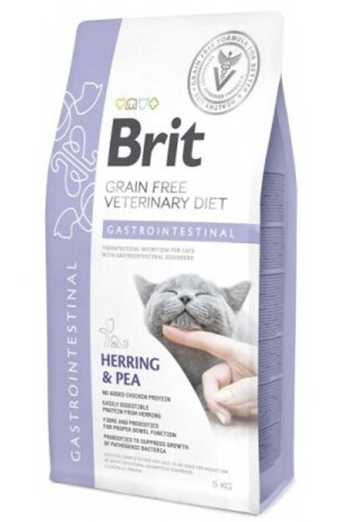 Brit Veterinary Diet Gastrointestinal Sindirim Sistemi Destekleyici Tahılsız Kedi Maması 5kg