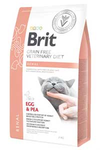 BRIT - Brit Veterinary Diet Renal Böbrek Yetmezliği olan Kediler için Tahılsız Kedi Maması 2kg