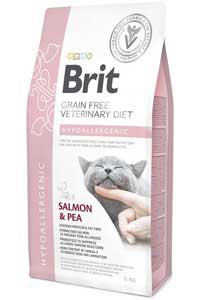 BRIT - Brit Veterinary Diets Hypoallergenic Tahılsız Somonlu Kedi Maması 5kg