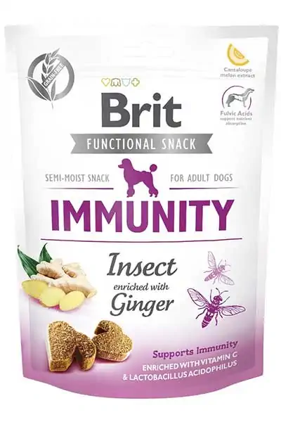 BRIT - Brit Immunity Zencefilli ve Larva Proteinli Köpek Ödül Maması 150gr