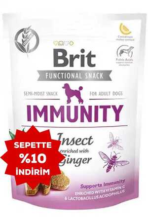 Brit Immunity Zencefilli ve Larva Proteinli Köpek Ödül Maması 150gr - Thumbnail